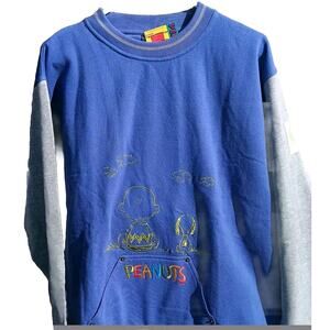 Vintage Peanuts Snoopy & Charlie Brown Sweatshirt Women’s L |90s Graphic Crew